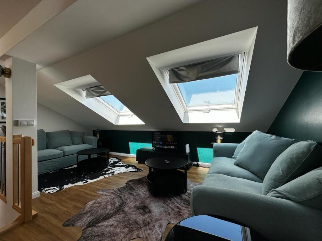 Nr 14 - Hochwertiges 3 Zimmer Maisonette Appartment Mit Grosszugigen Wohnbereich Und Balkon Leipzig Ngoại thất bức ảnh