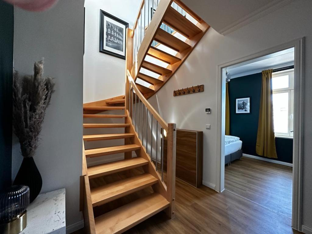 Nr 14 - Hochwertiges 3 Zimmer Maisonette Appartment Mit Grosszugigen Wohnbereich Und Balkon Leipzig Ngoại thất bức ảnh